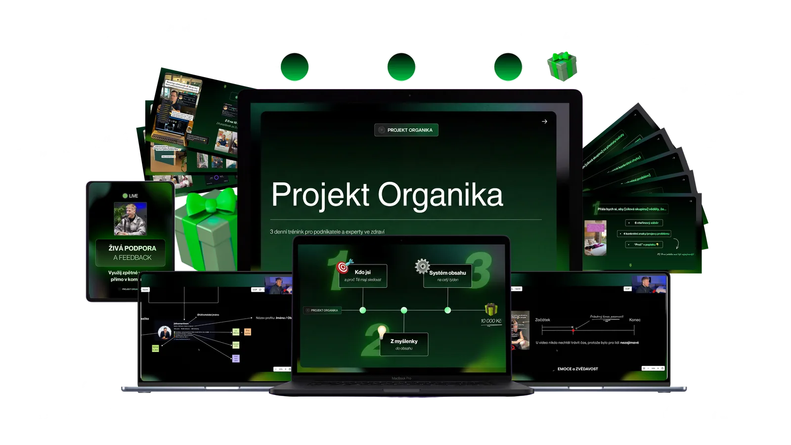 Ukázka obsahu tréninku Projekt Organika